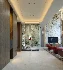 Modern villa living room and dining room interior scene - Thumbnail 3