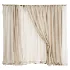 Silk and Cotton Curtain Set 120 - Thumbnail 1