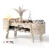 Decorative Set With Wooden Side Table - Thumbnail 1