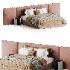 Japandi Modern Double Bed - Thumbnail 6