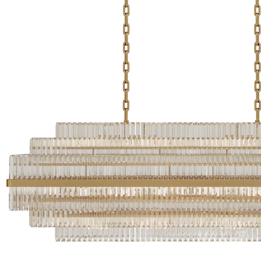 Vienna Linear Crystal Chandelier - Image 4