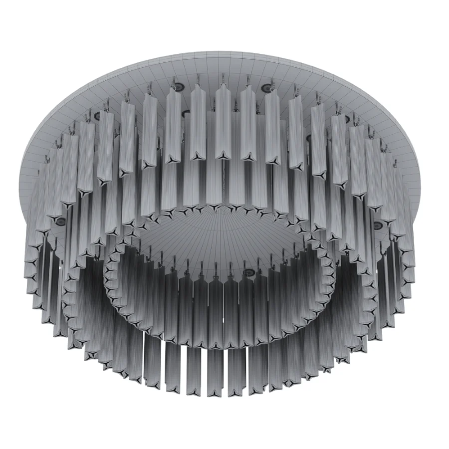 Transparent Triangle Ceiling Lamp - Image 1