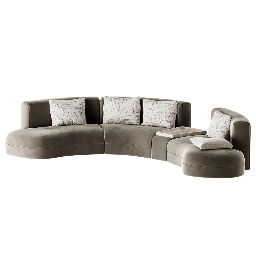 Modular curved sectional Sofa - Image 1