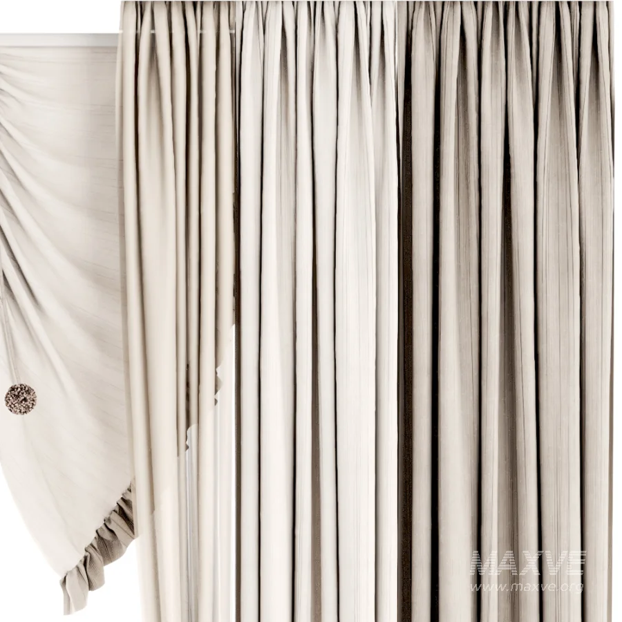 Silk and Cotton Curtain Set 121 - Image 6