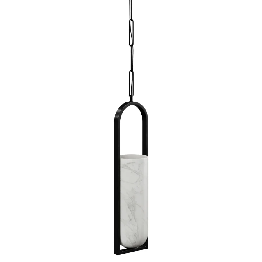 Melange Small Elongated Pendant by Visual Comfort - Image 3
