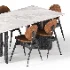 MODERN DINING TABLE AND CHAIRS - Thumbnail 5