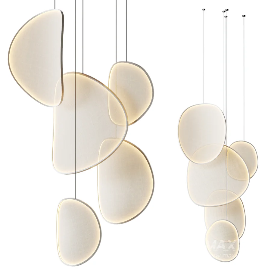 LED fabric pendant lamp - Image 1