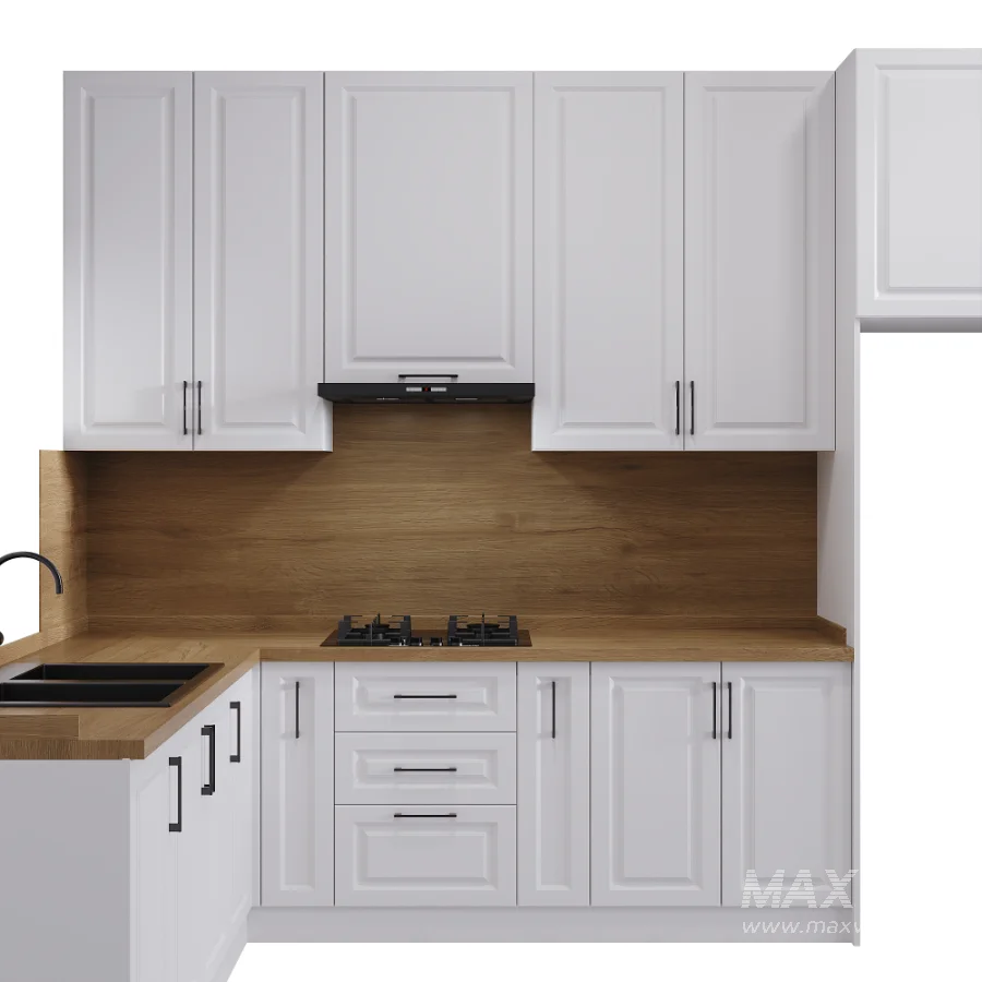 Neoclassical style kitchen set 001 - Image 1
