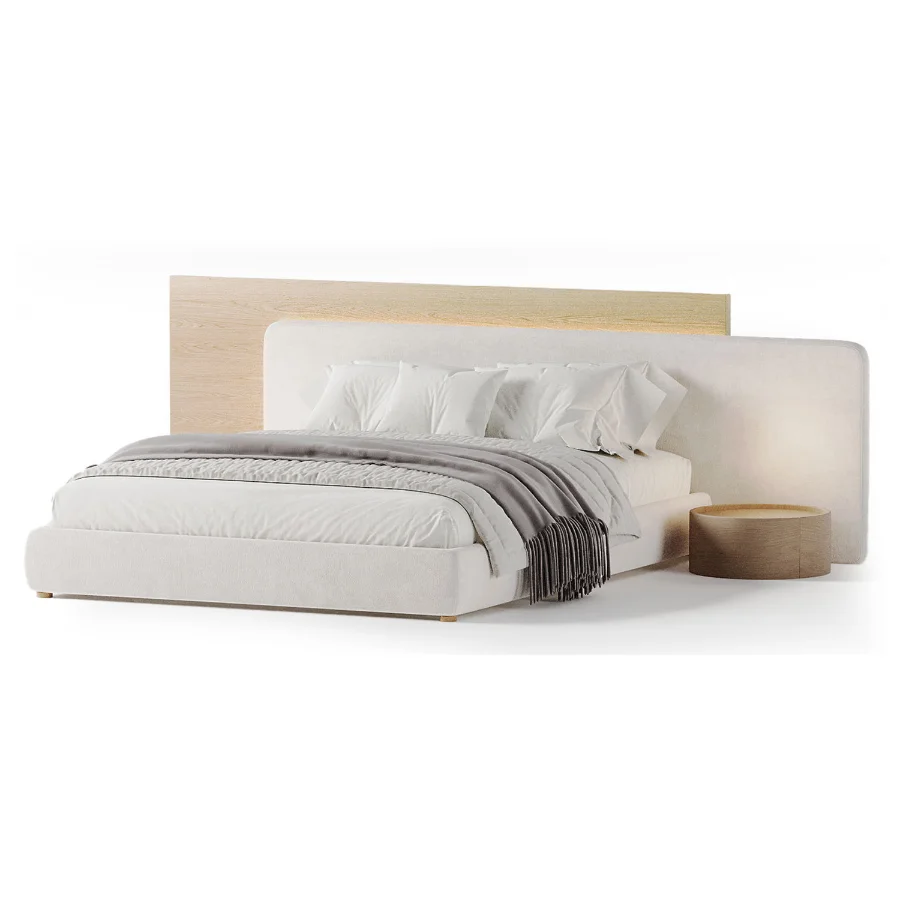Modern Double Bed 04 - Image 3