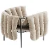 Puffy_lounge_chair_natural_black_grey_steel - Thumbnail 2