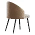Simple Arm Chair with Upholstered Seat - Thumbnail 6