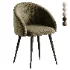 Boucle chair grey prostohome - Thumbnail 6