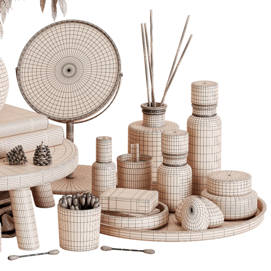 Decorative Bathroom Set 08 - Image 5