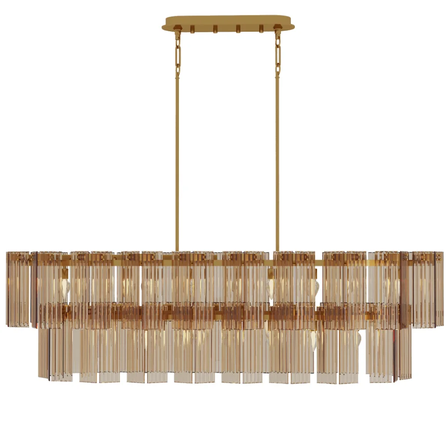 Delsie Oval Tiered Chandelier - Image 6