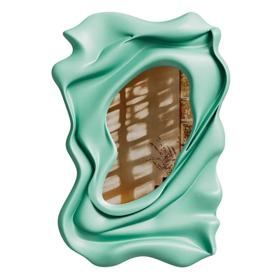 Ondula Wavy Fluid Wall Mirror - Image 4