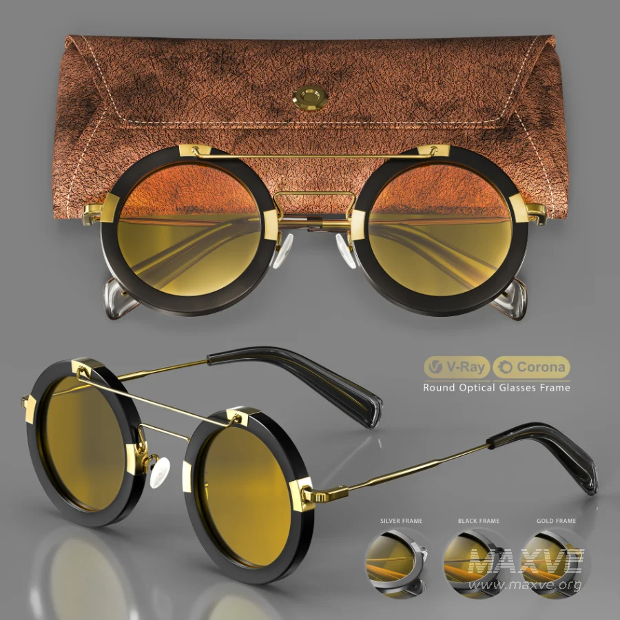 Round Optical Glasses Frame - Image 1