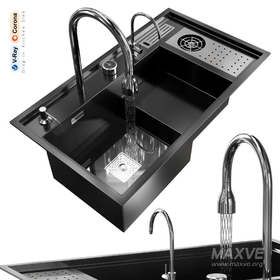 Drop-in Kitchen Sink 2 - Image 1