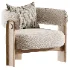 Japandi Armchair - Thumbnail 1
