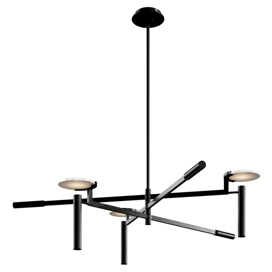 Melange Large Floating Disc Chandelier by Visual Comfort - Image 1