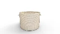 Braided Fabric Basket - Thumbnail 4