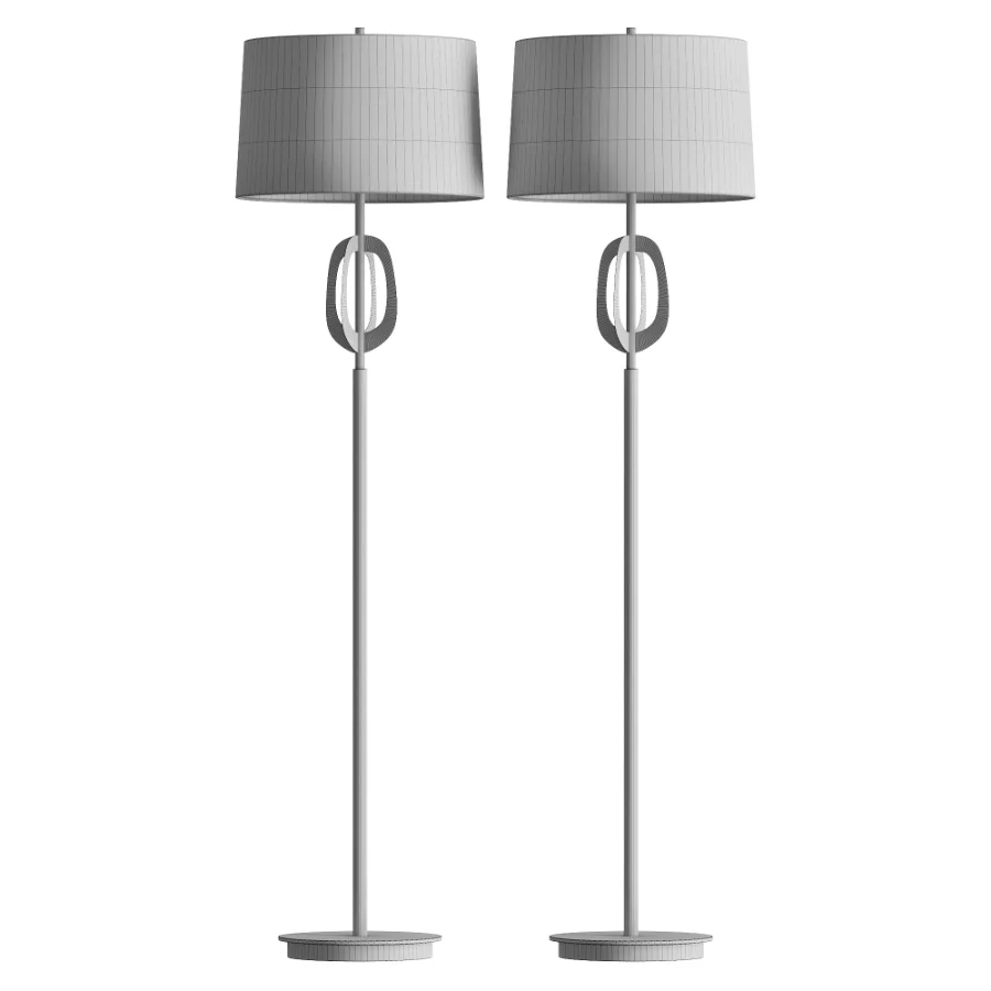 Oil Rubbed Bronze Metal Floor Lamp - Image 3