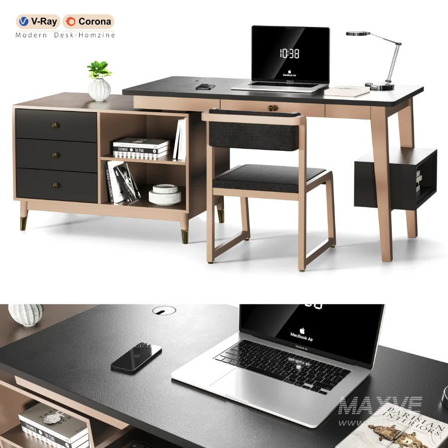 Modern Desk-Homzine - Image 1