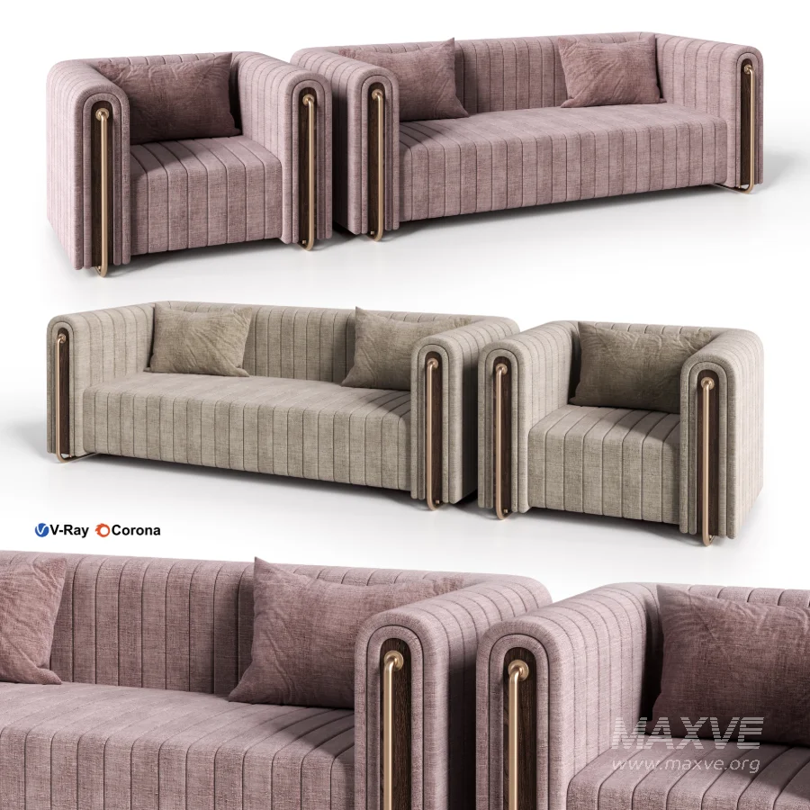 RIVERS Armchair And Sofa - Image 1