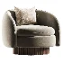 Viva Swivel Armchair - Thumbnail 1