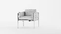 Living Room PU Leather Leisure Sofa Chair - Thumbnail 12