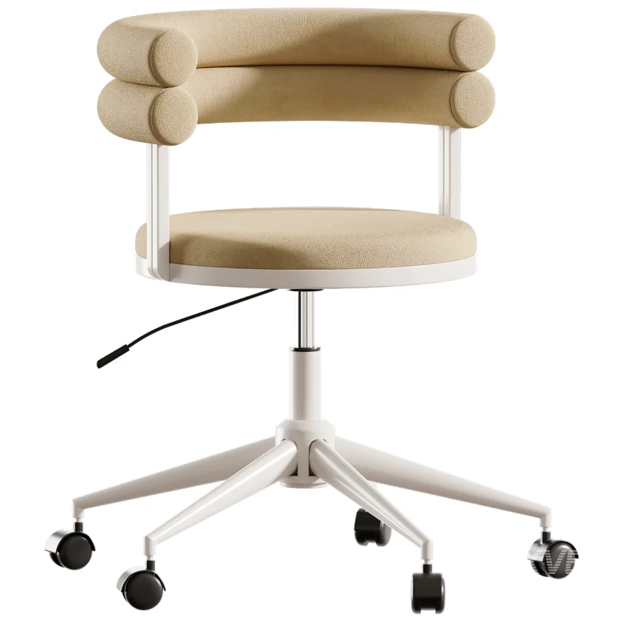 Ponty light gray office chair - Image 5