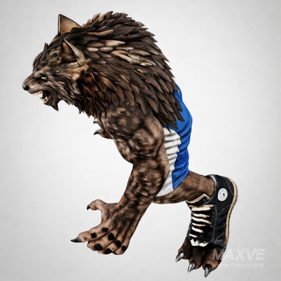 Realistic Muscular Werewolf Monster - Image 6