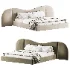Everest Linen Fabric Bed - Thumbnail 1