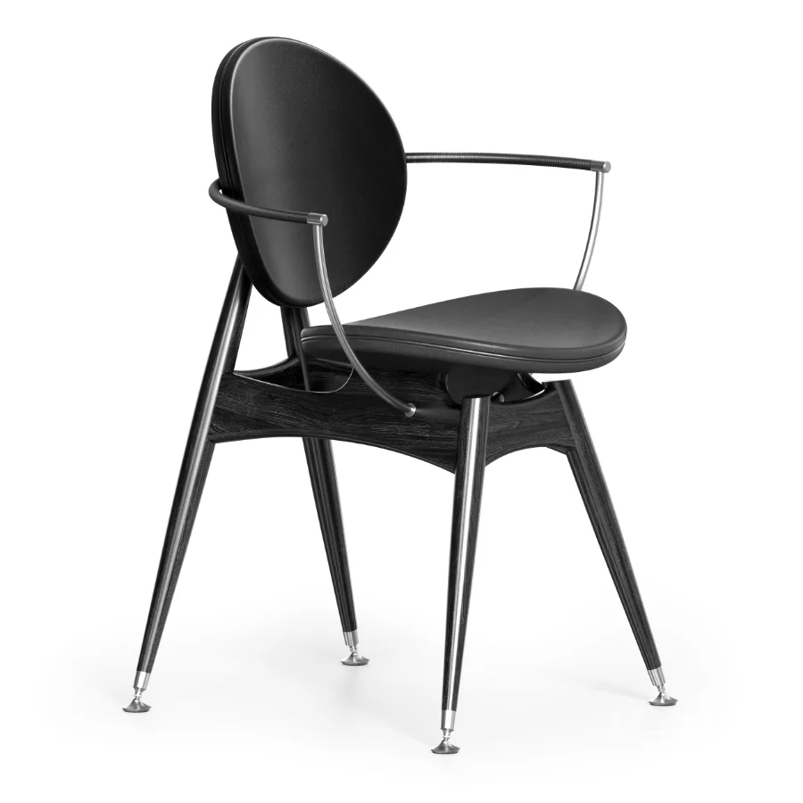 CIRCLE DINING CHAIR WITH ARMRESTS - Image 5