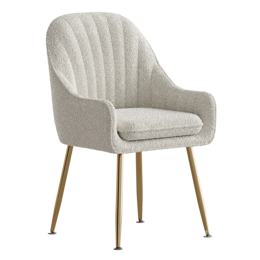 Scandinavian Style Metal Dining Chair - Image 5