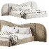Everest Linen Fabric Bed - Thumbnail 3