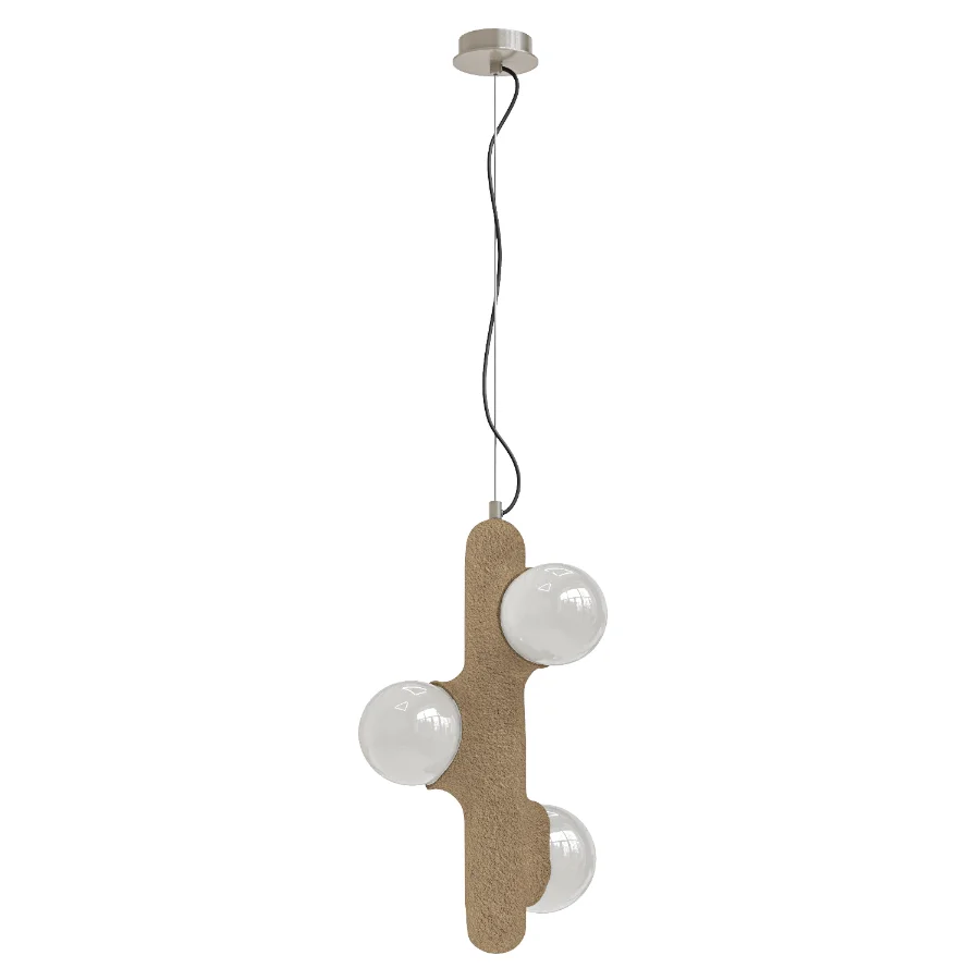 Prickly Pear Pendant Light – Natural Sand - Image 1