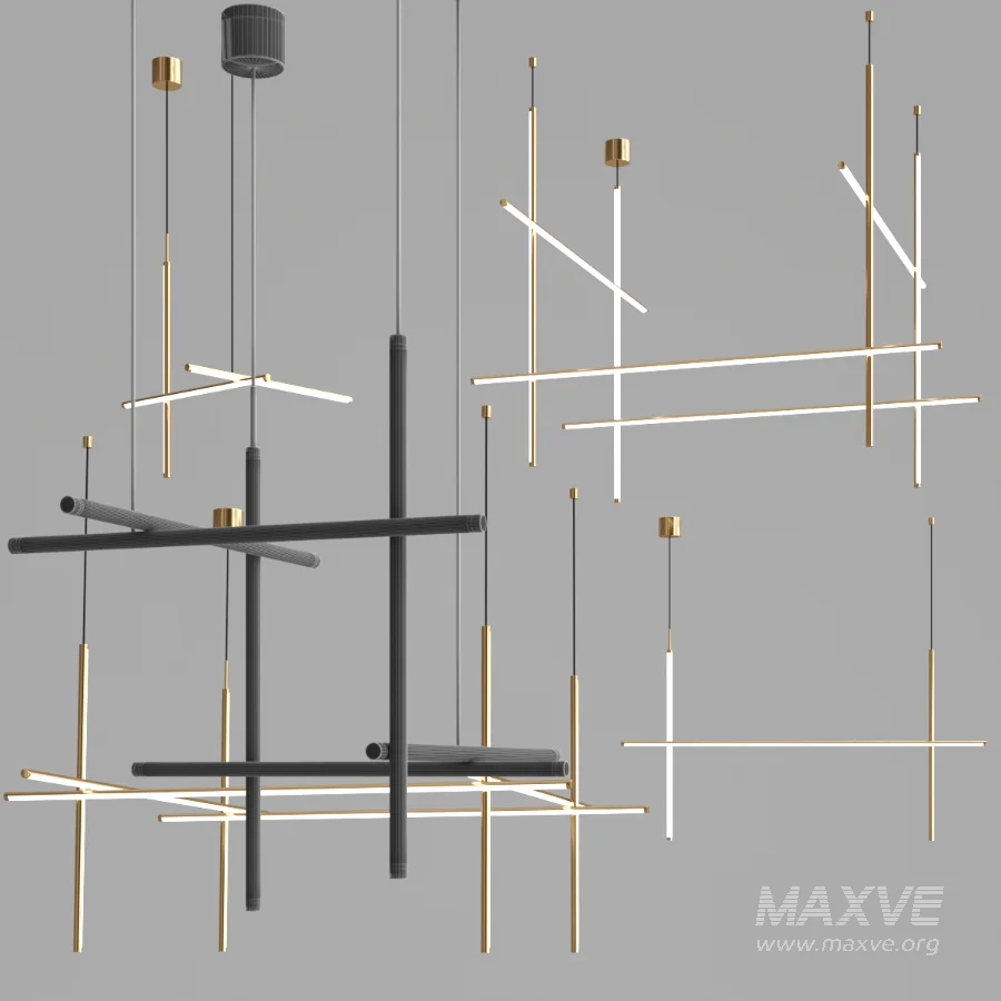 Coordinates LED Chandelier collection - Image 2