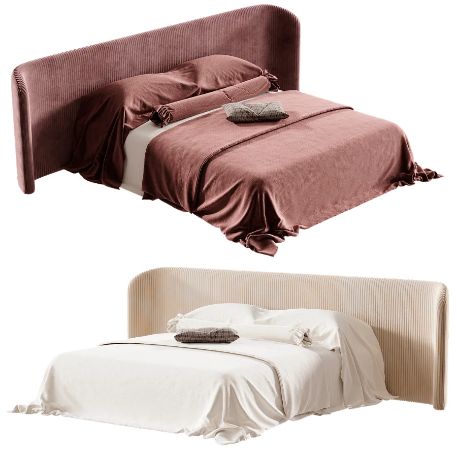 Modern Double Bed 09 - Image 4