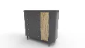 Cane5 Drawer Accent Chest - Thumbnail 6