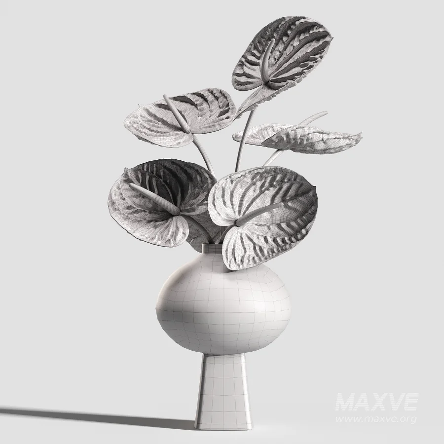 Burgundy and Olive Anthurium 61 - Image 6