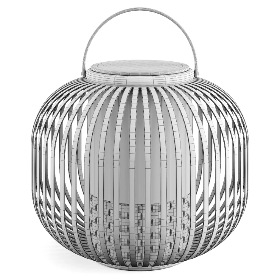 TakeAWay Bamboo Floor Lamp by Forestier - Image 2