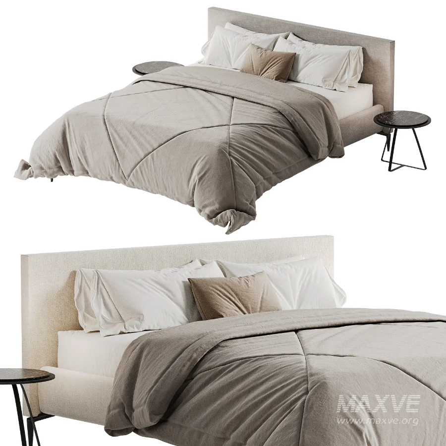 Meridiani Stone Up Bed By Andrea Parisio - Image 3