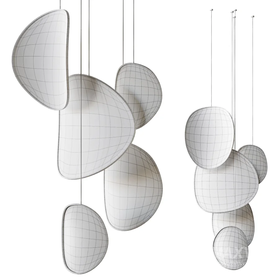 LED fabric pendant lamp - Image 8