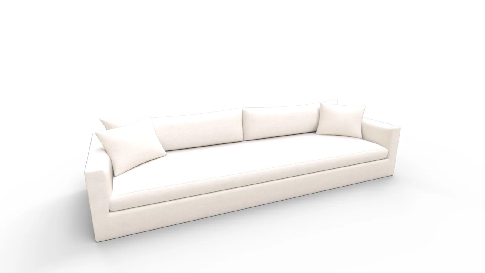 Willow Slipcovered Grande Sofa - Image 5