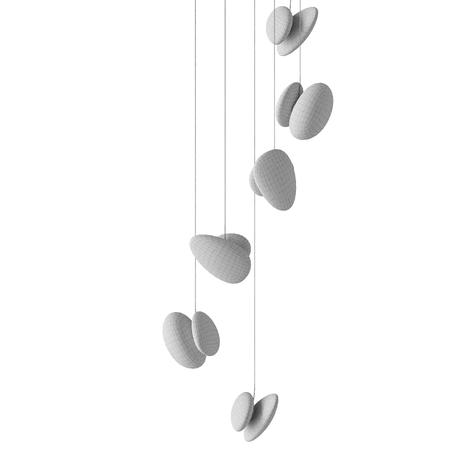 Pebble Linear 08 Chandelier - Image 3