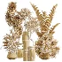 AV Indoor Plants Set 476 Yucca Elephantipes and Olive Tree and Zamioculcas Zamiifolia and Peace Lily - Thumbnail 10
