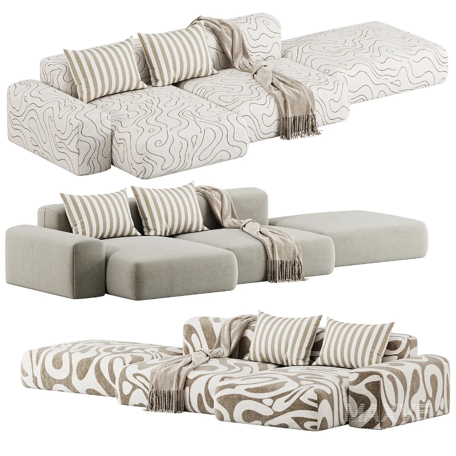Teddy Vetsak modular sofa by westwing - Image 5