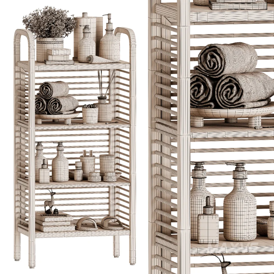Decorative Bathroom Set 09 - Image 6