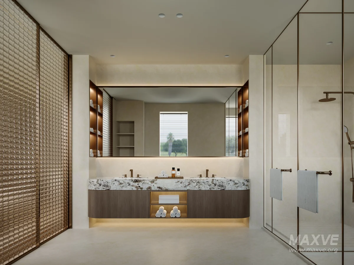 Modern bedroom and dressing room - Image 5