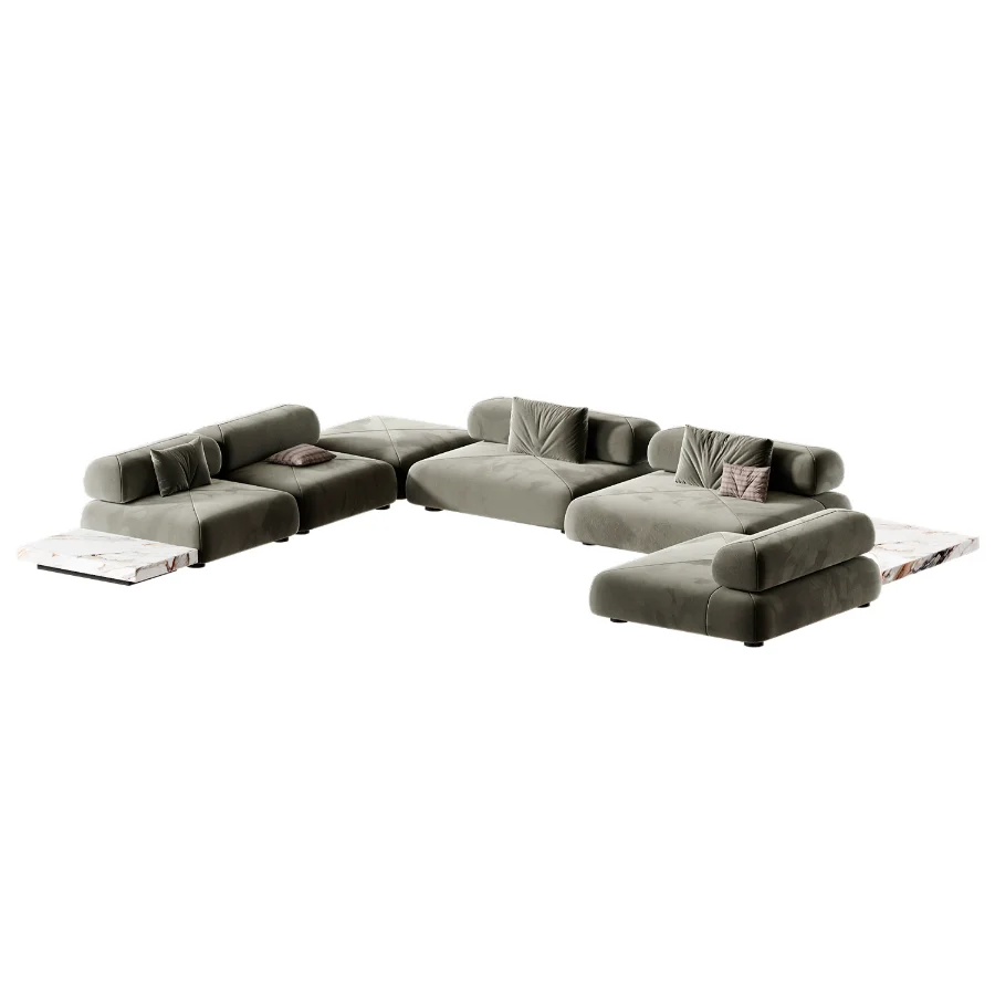 Orion corner modular Outdoor sofa - Image 1